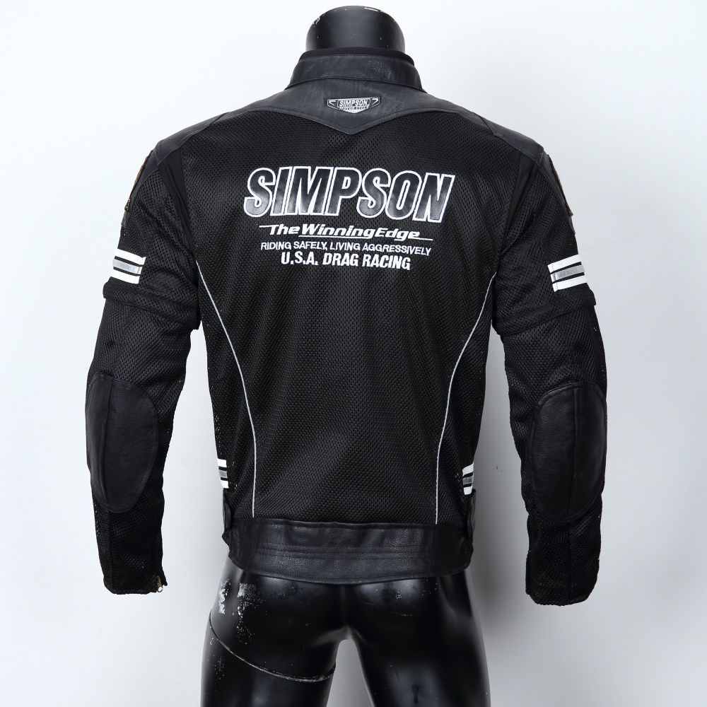 シンプソン バイク ジャケット メッシュ 春夏秋冬【プロテクター標準
