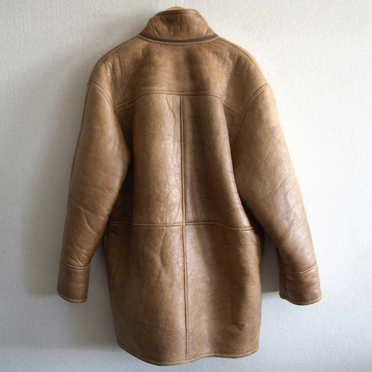 雰囲気抜群】WIND ARMOR【ムートン ダッフル 販売 コート】 L ブラウン