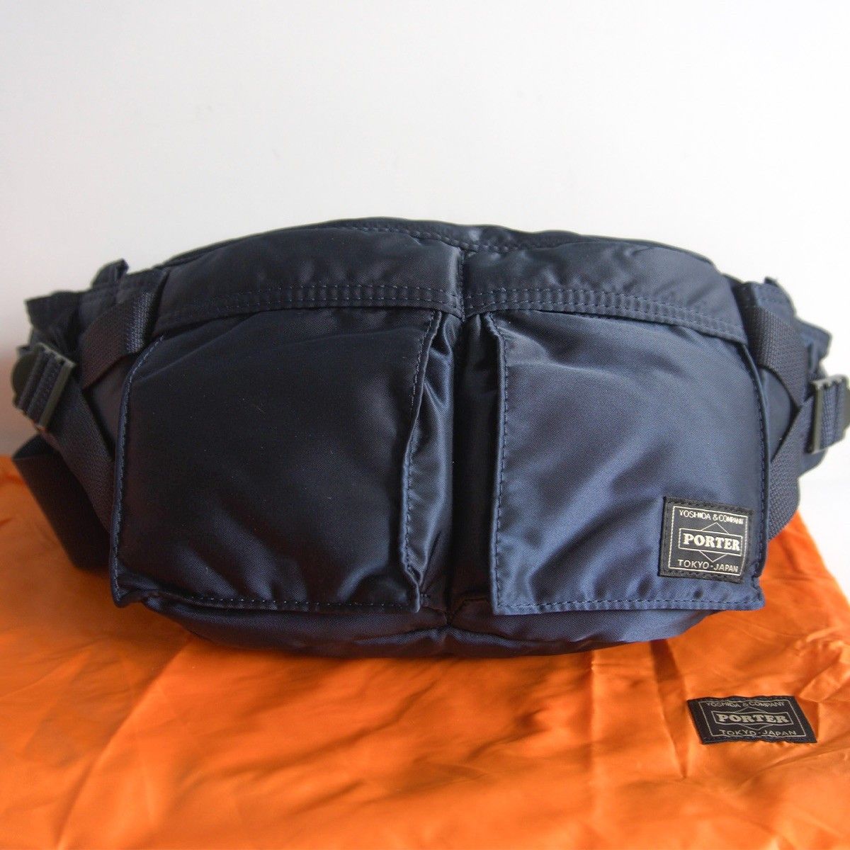 Tanker Fanny Pack Porter Waist Bag Black – in Green Yoshida Sage