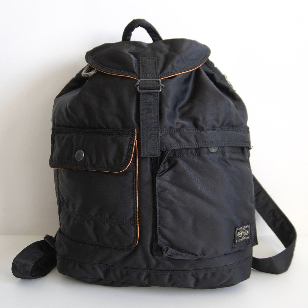 美品】PORTER 【タンカー リュック】ポーター ブラック バックパック 
