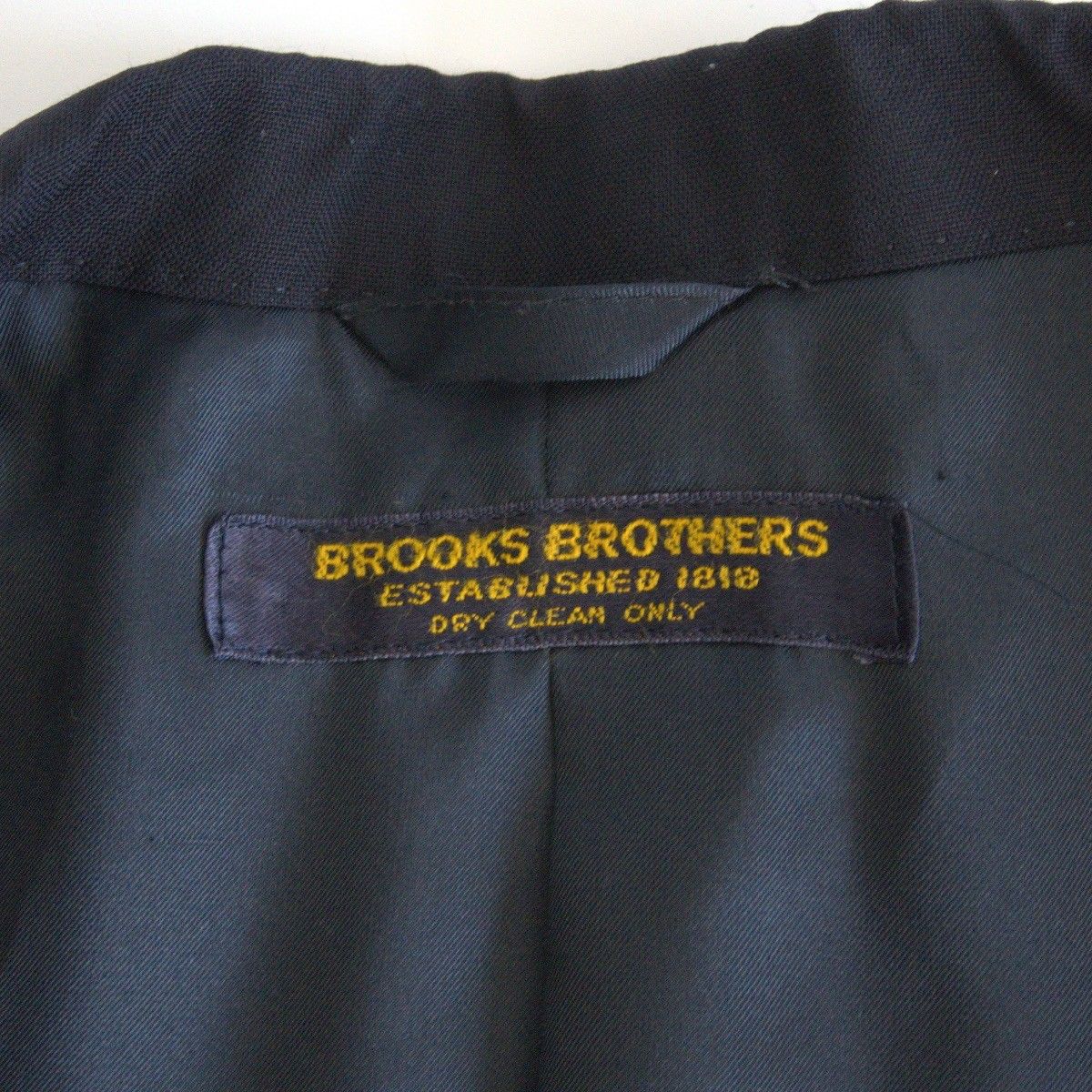 最高級品】BROOKS BROTHERS【テーラードジャケット /紺ブレ】AB7 金 