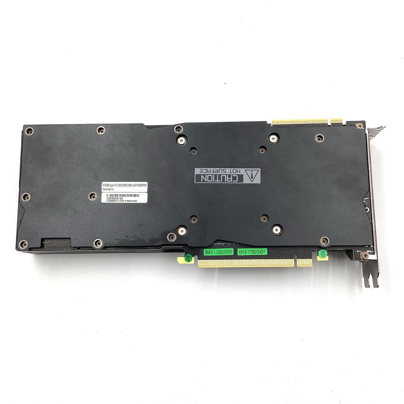 NVIDIA グラフィックボード RTX 2080 Super PCI-E 8 GB GDDR 6 256 Bit