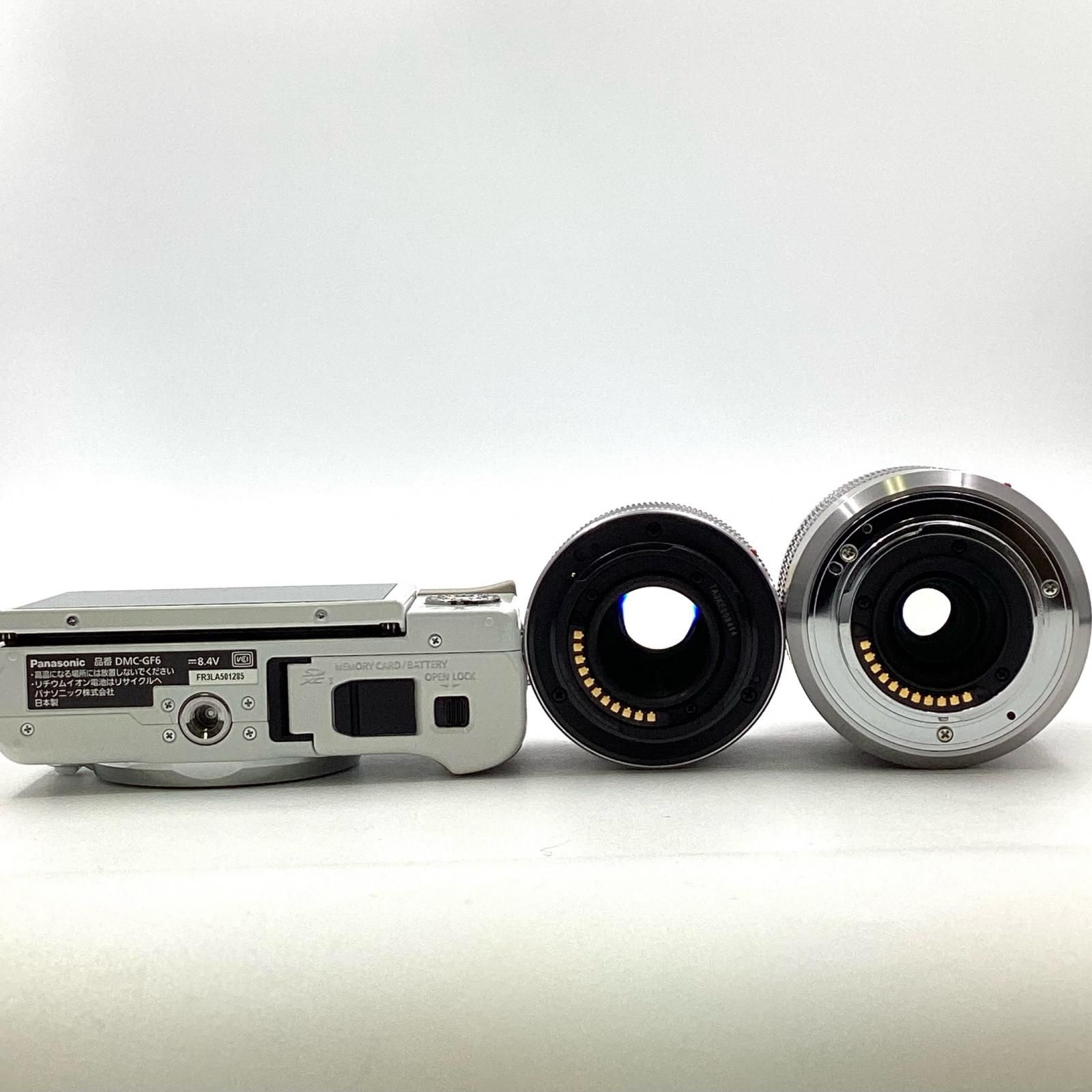 Panasonic デジタル一眼 LUMIX DMC-GF6W-W ダブルズームレンズキット