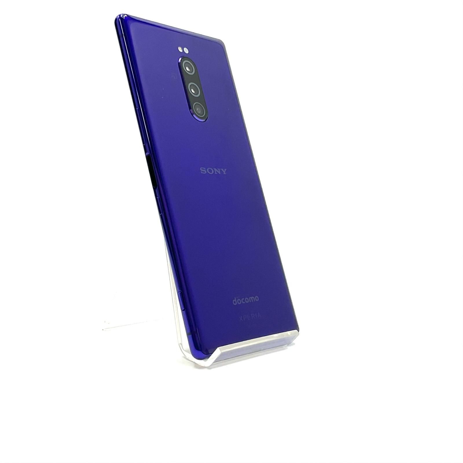 Sony Xperia 1 64GB パープル docomo SIMフリー SO-03L 白ロム 動作