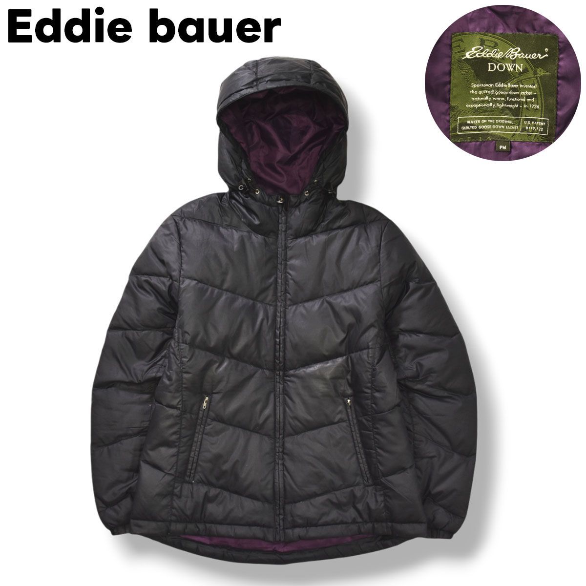 定番】 エディーバウアー Eddie bauer フーデット ダウン ジャケット 