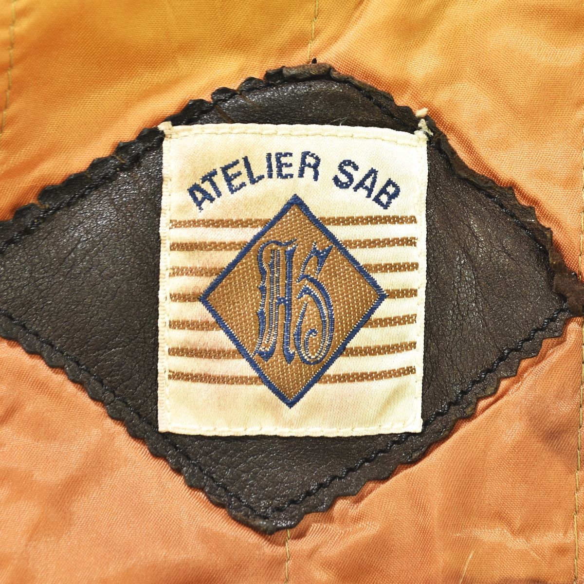 90s ヴィンテージ アトリエサブ ATELIER SAB セミデコ スタジャン