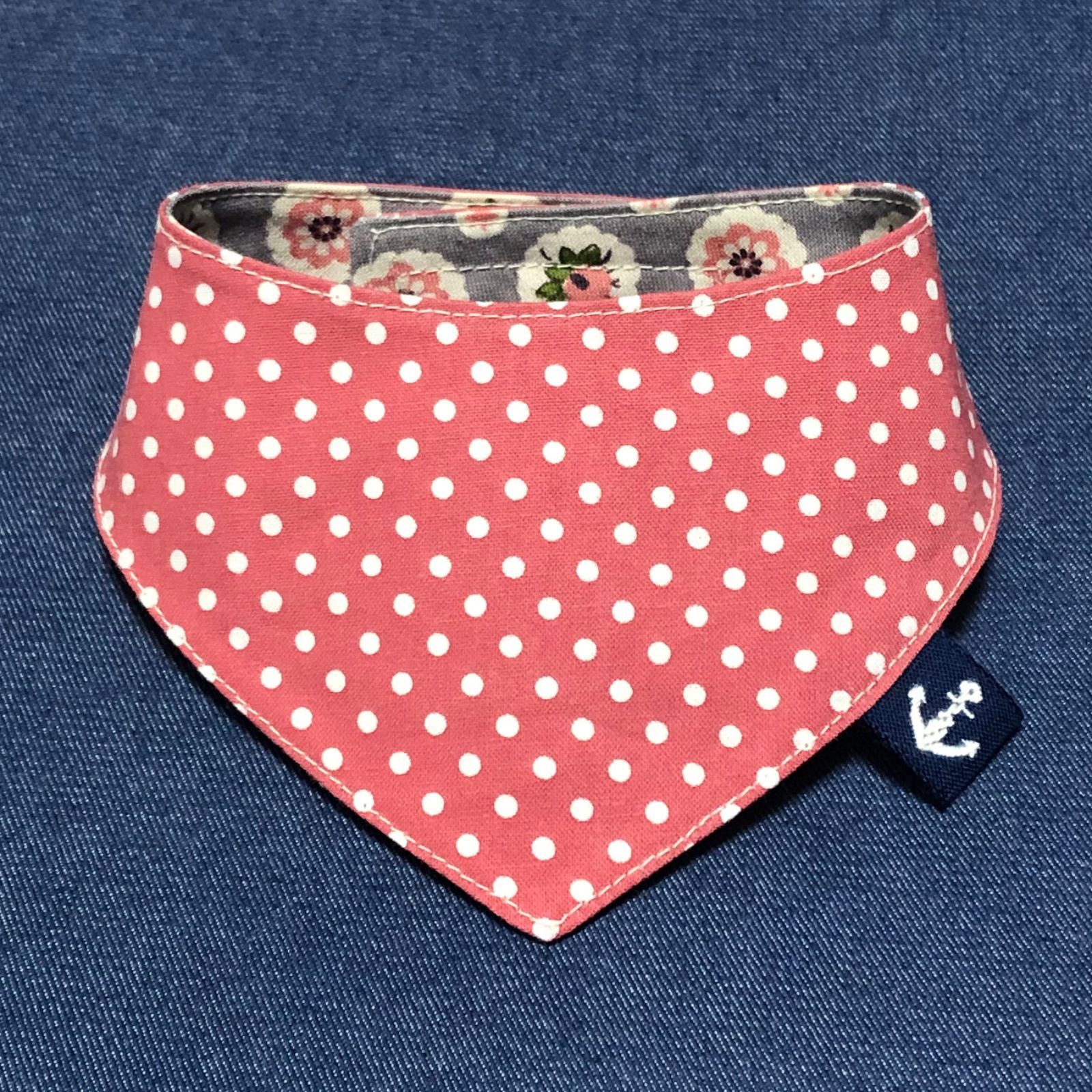 ☘️No.2981☘️ 犬猫用 リバーシブル バンダナ スタイ XSサイズ