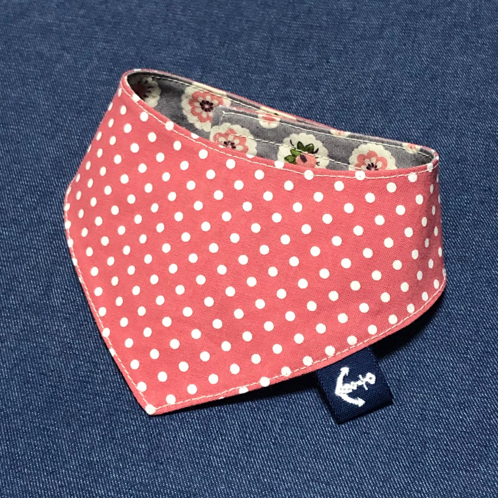 ☘️No.2981☘️ 犬猫用 リバーシブル バンダナ スタイ XSサイズ