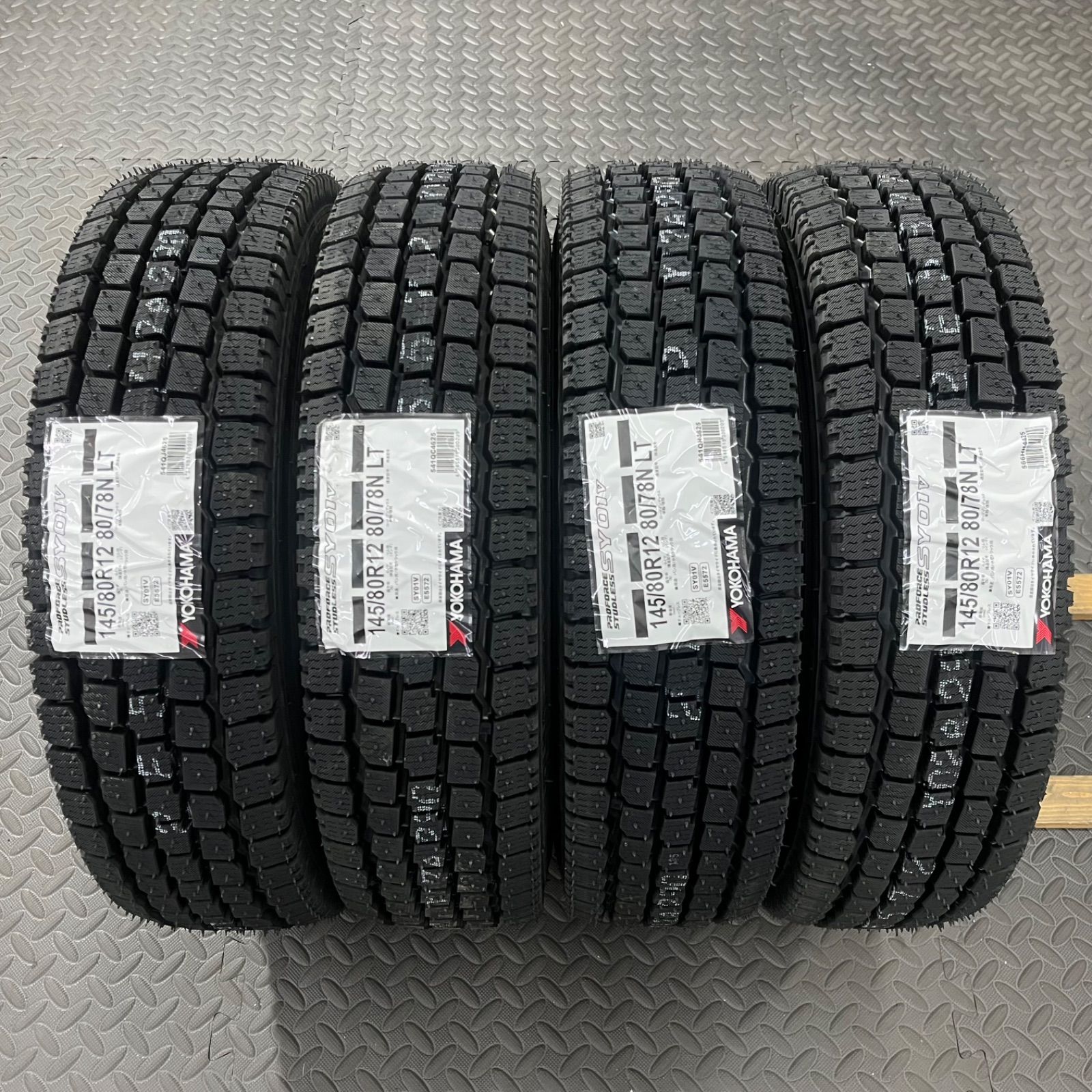 25年製 新品タイヤ 145/80R12 80/78N LT ヨコハマ SY01V マツダ ボンゴ 