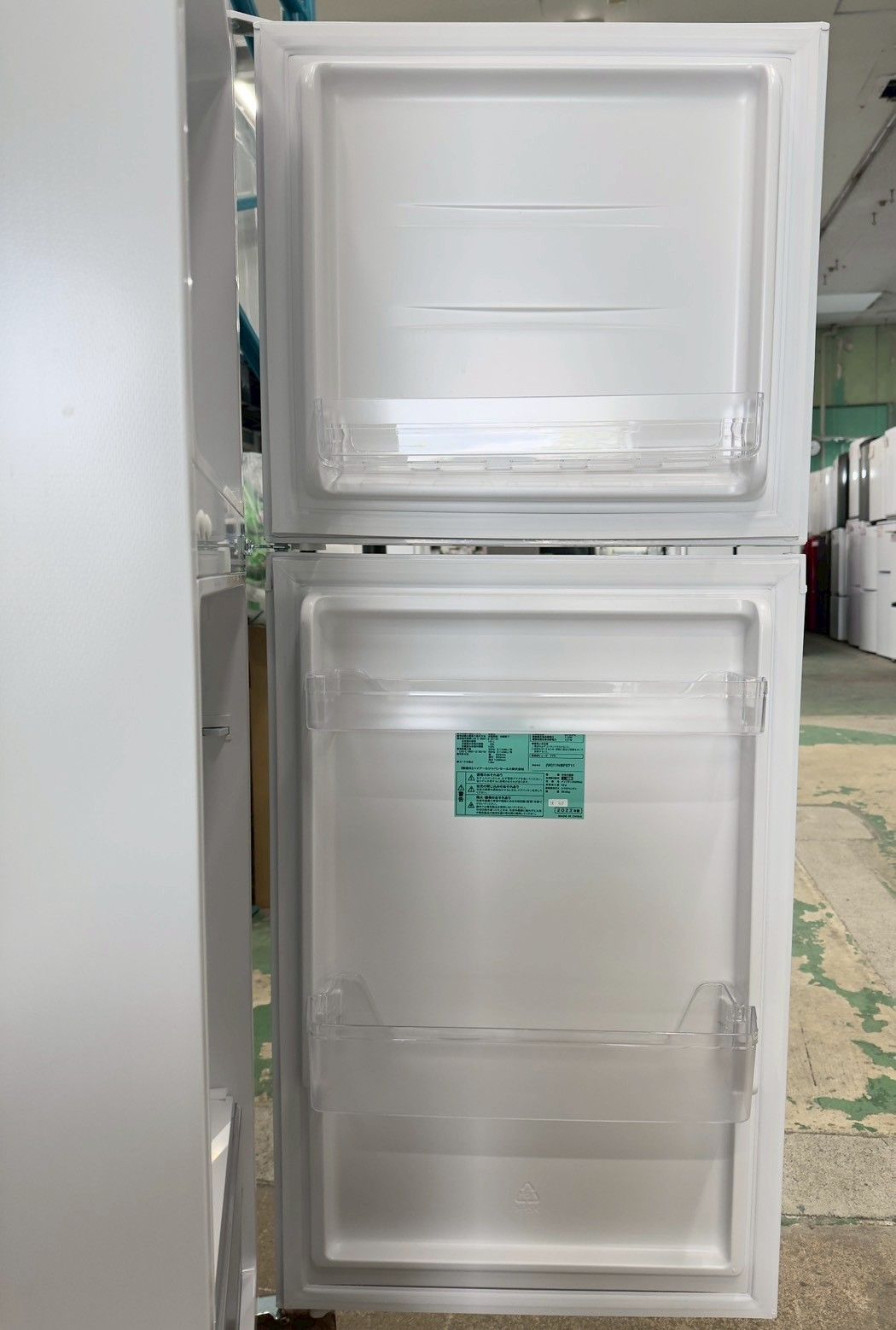 大阪送料無料★3か月保障付き★冷蔵庫★2022年★OBBR-181A★R-794 大阪送料無料☆3か月保障付き☆冷蔵庫☆ハイアール☆2ドア☆2022年