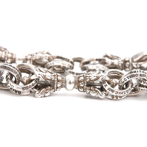 ソカロ ブレス メンズ バード ドージェ ブレスレット Lサイズ シルバー