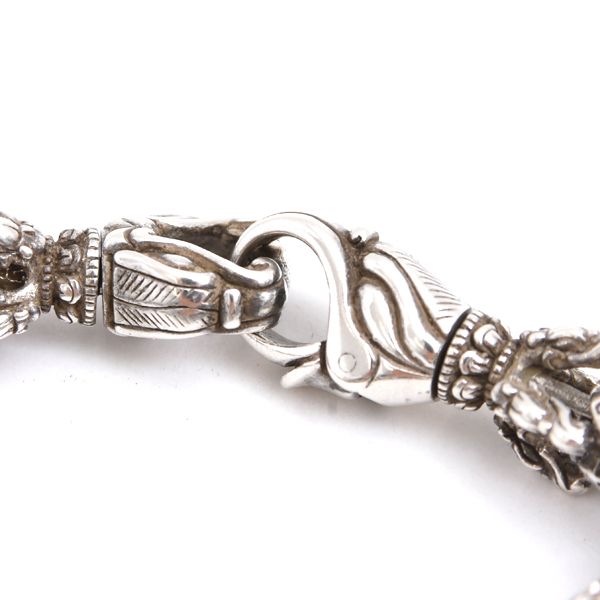 ソカロ ブレス メンズ バード ドージェ ブレスレット Lサイズ シルバー