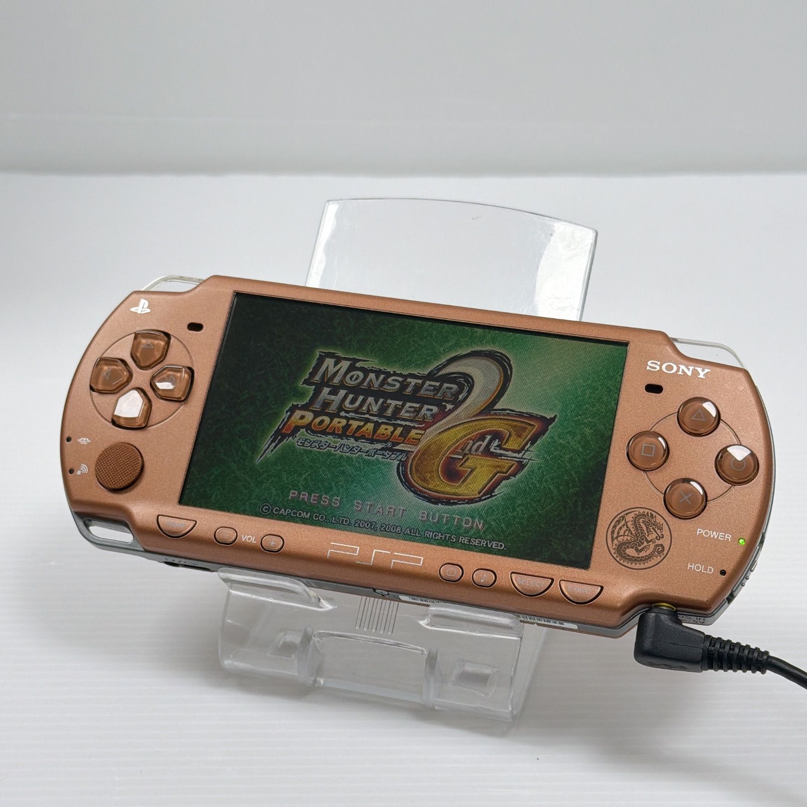 PSP 2000 モンスターハンターポータブル 2 nd ハンターズパック Monster Hunter 遊べるセット FW 6 60 ソニー プレイステーション ポータブル SONY PlayStation Portable