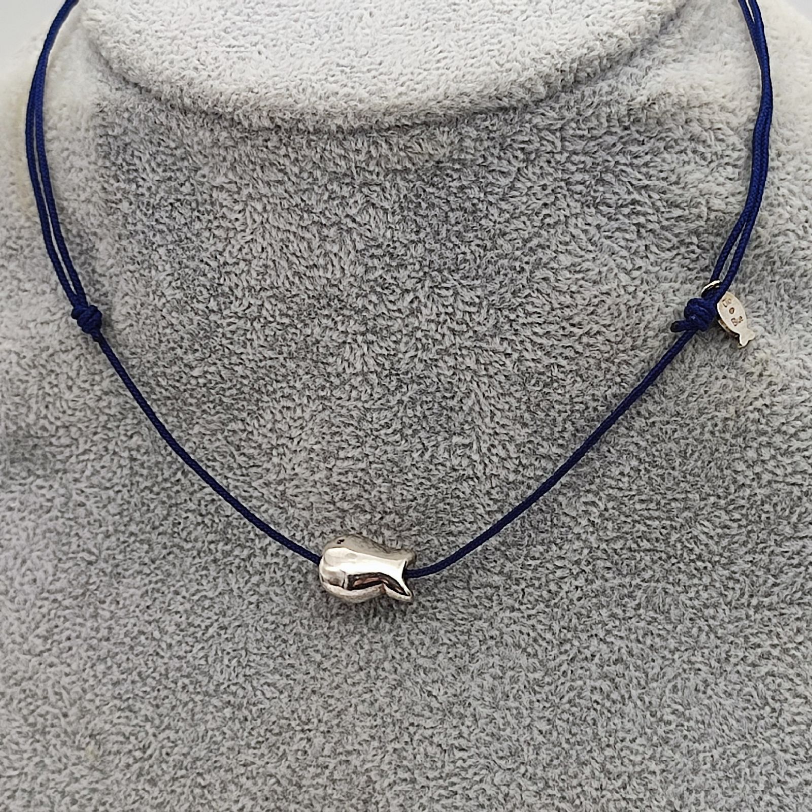 美品】clio blue クリオブルー フィッシュモチーフネックレス 魚