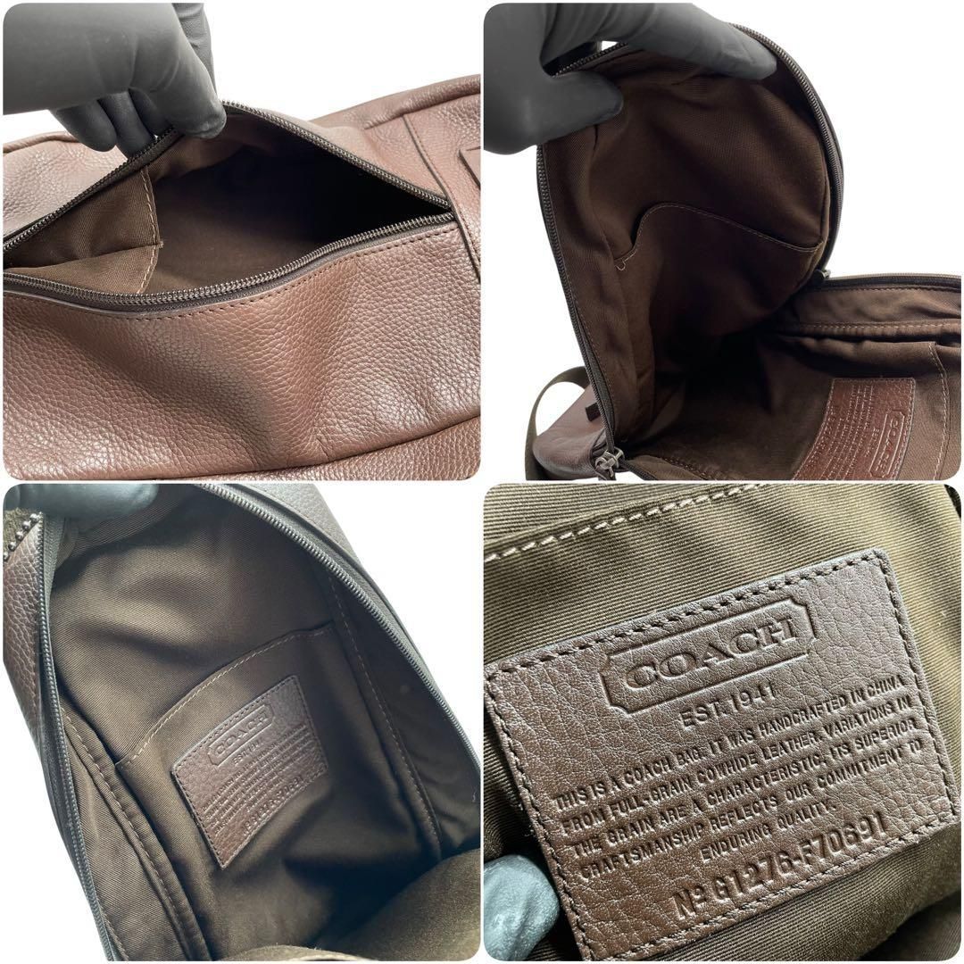 極美品 COACH ボディバッグ ショルダーバッグ クロスボディ 斜め掛け