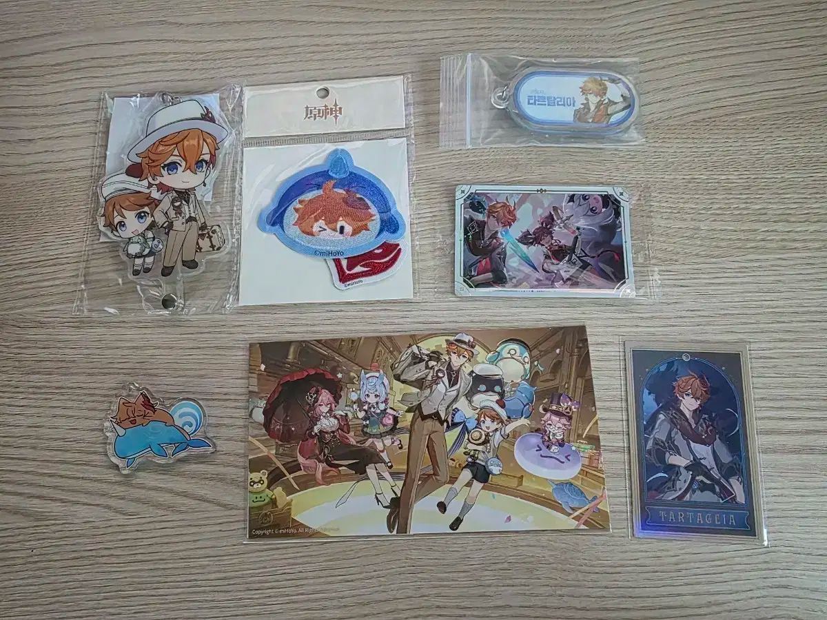 原神 タルタリヤ グッズ まとめ 出品 原神 タルタリヤ 公式グッズ販売