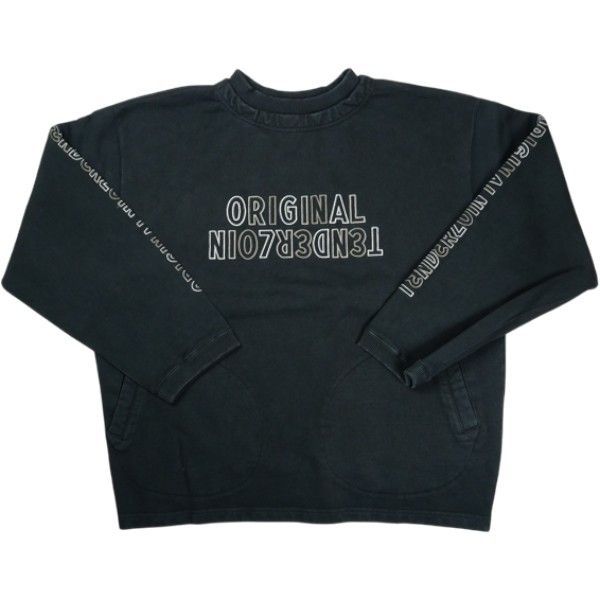 Size【L】 TENDERLOIN テンダーロイン CREW NECK SWEAT BLACK