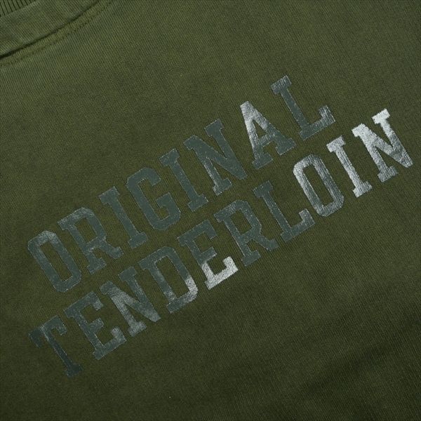 Size【L】 TENDERLOIN テンダーロイン CREW NECK SWEAT OLIVE