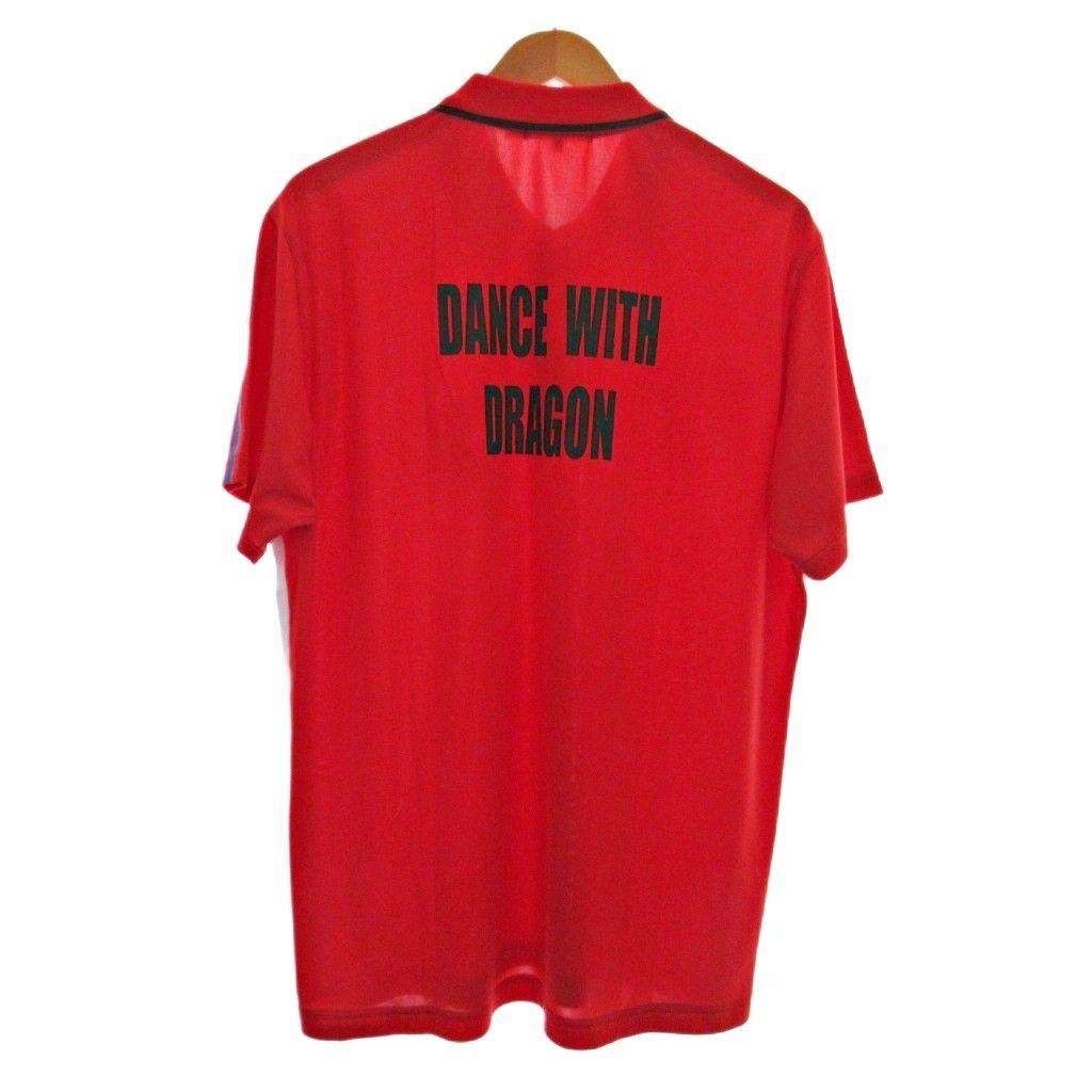 新品　ダンスウィズドラゴン　うる星やつら　コラボ　ポロシャツ　半袖　速乾　Ｌ相当 新品 ダンスウィズドラゴン うる星やつら コラボ ポロシャツ 半袖 速乾