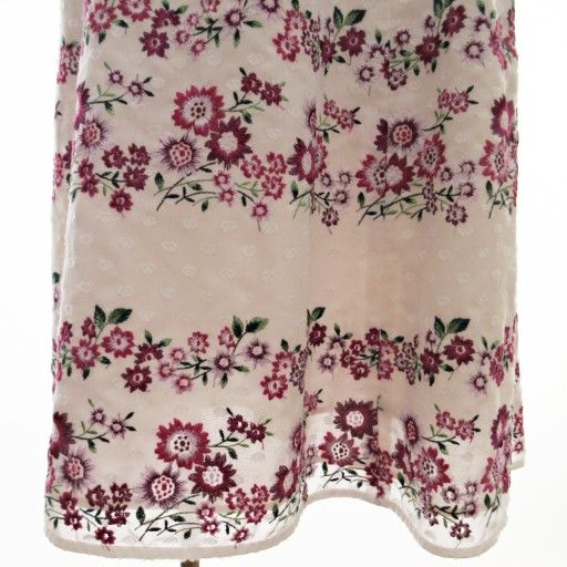 トッカ TOCCA タグ付き 20SS 花柄 刺繍 ワンピース ノースリーブ 膝丈