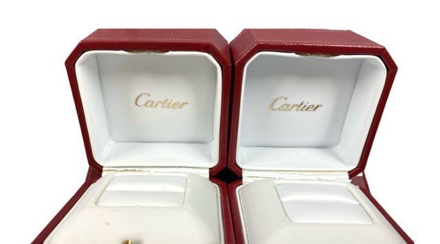カルティエ リングケース 2個セット 指輪ケース 指輪用ケース Cartier