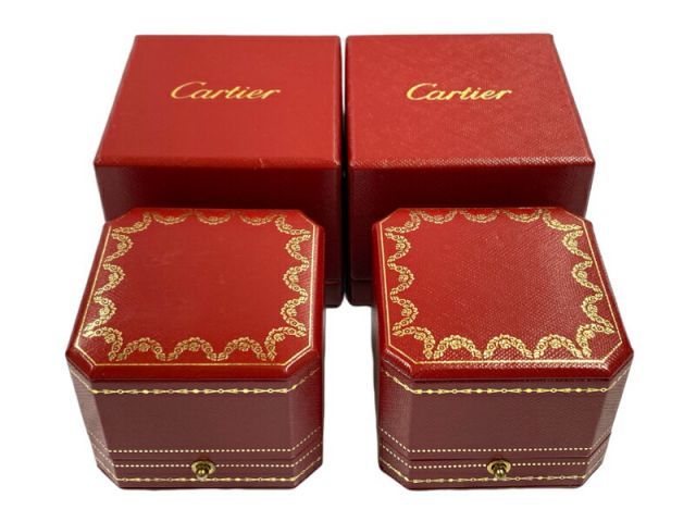 カルティエ リングケース 2個セット 指輪ケース 指輪用ケース Cartier