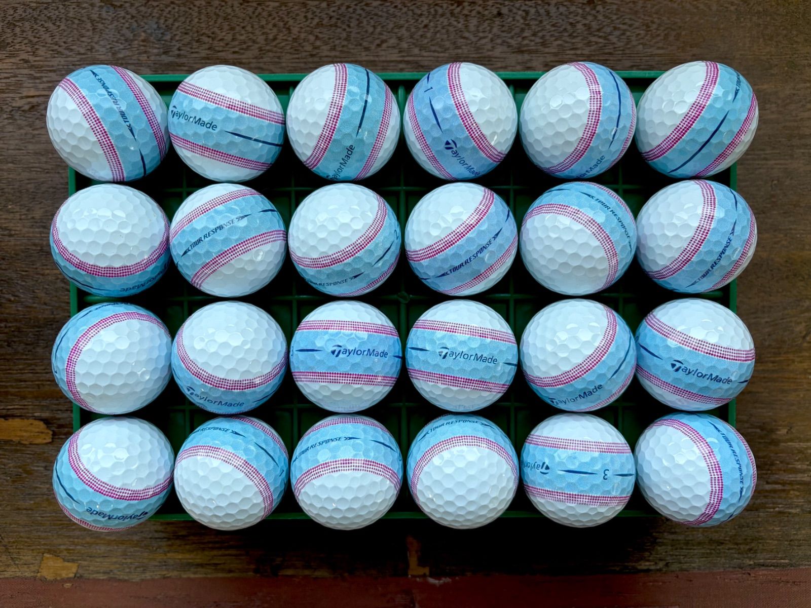 テーラーメイド ツアーレスポンス ストライプ 24球 Sランク 洗浄済