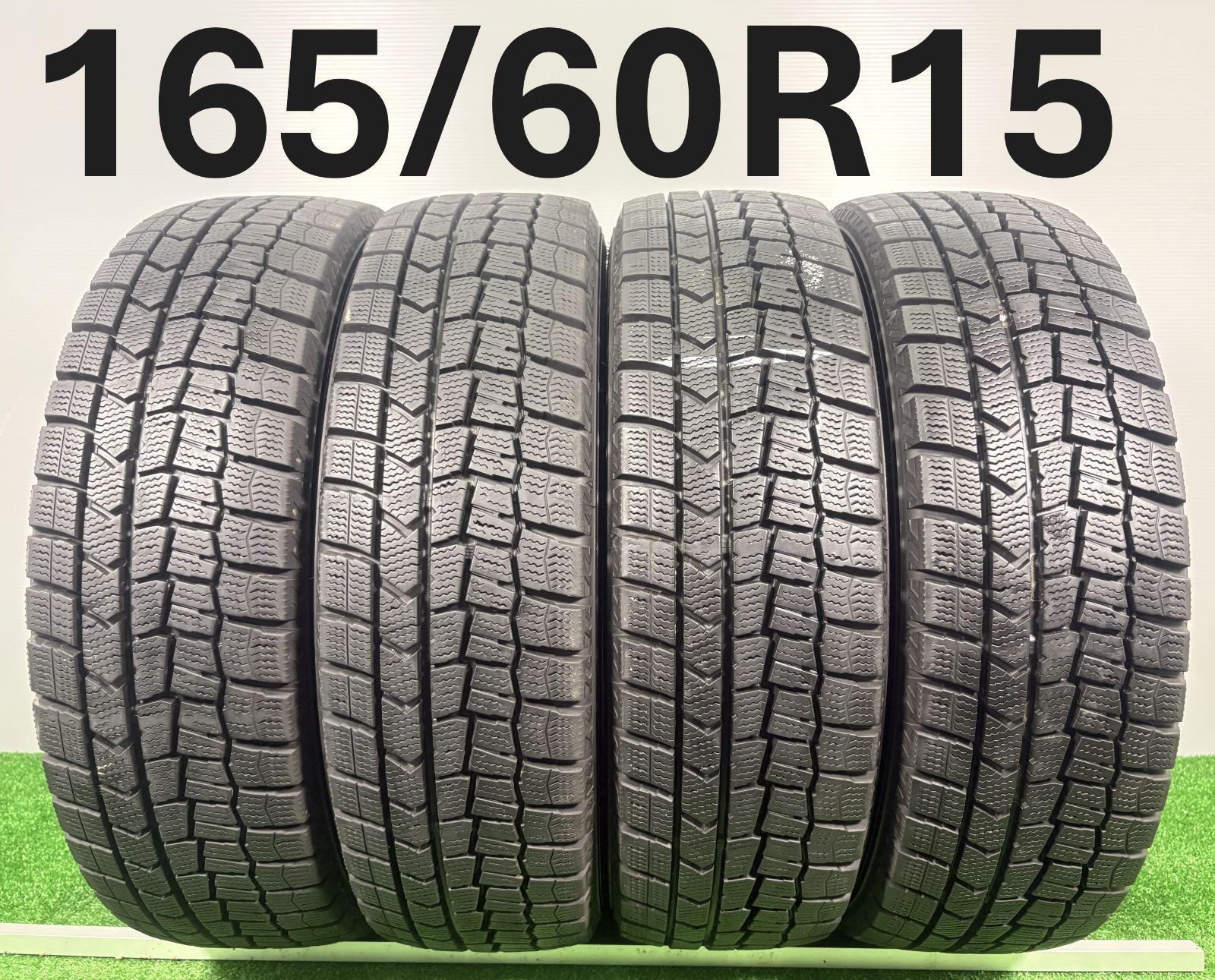 送料無料☆165/60R15 ダンロップ WM02 2020年製 4本 冬 タイヤ