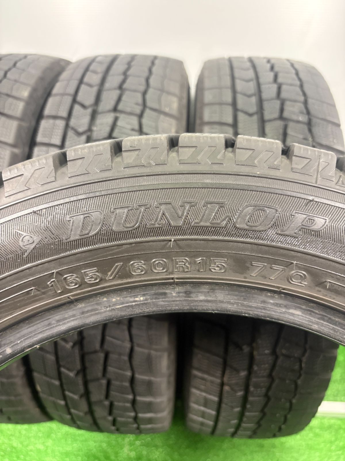 送料無料☆165/60R15 ダンロップ WM02 2020年製 4本 冬 タイヤ