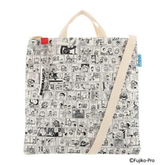 新品】コンバース ドラえもん コラボ スクエアトートバッグ アイボリー 