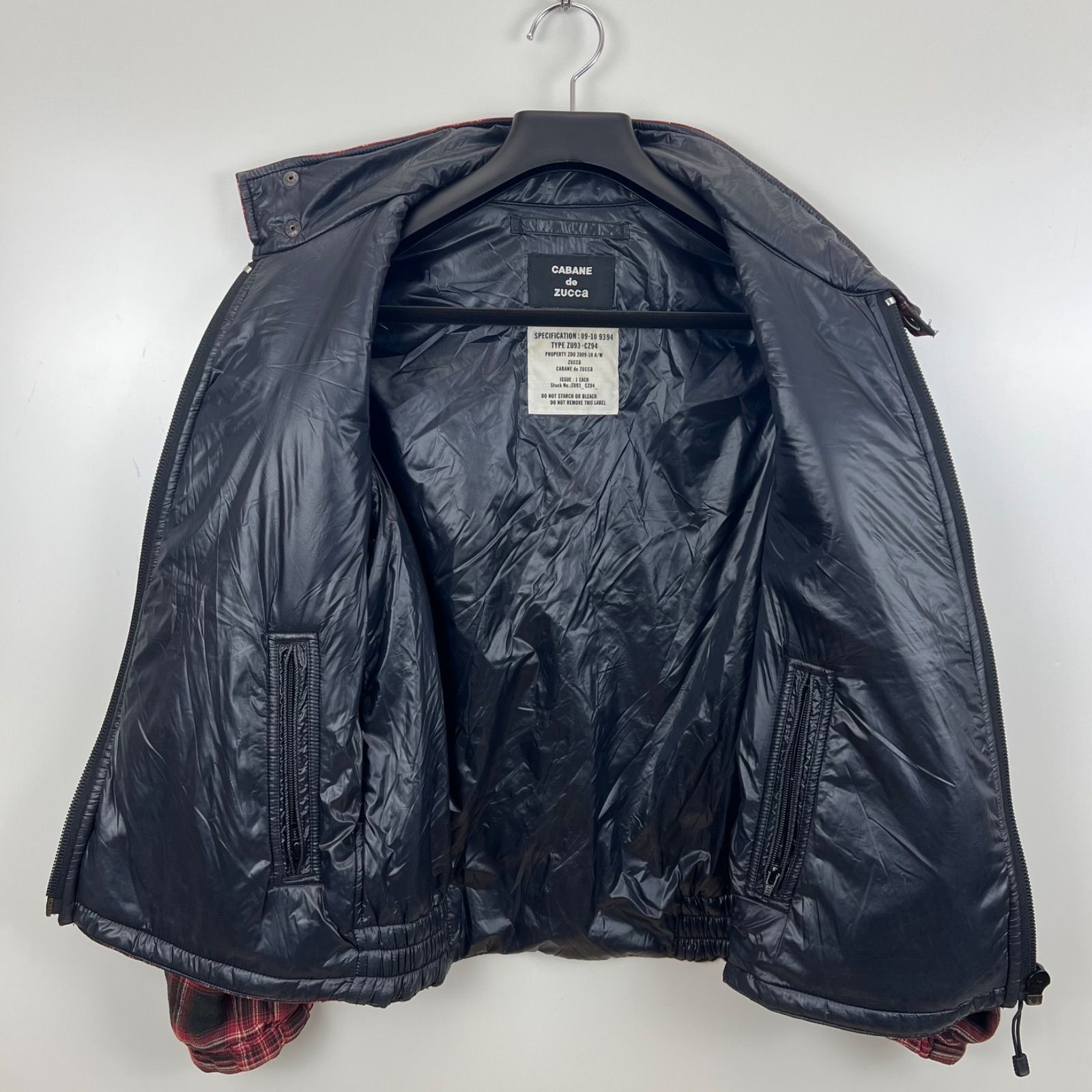 CABANE de ZUCCa 00s 2009aw archive ombre zip jacket M