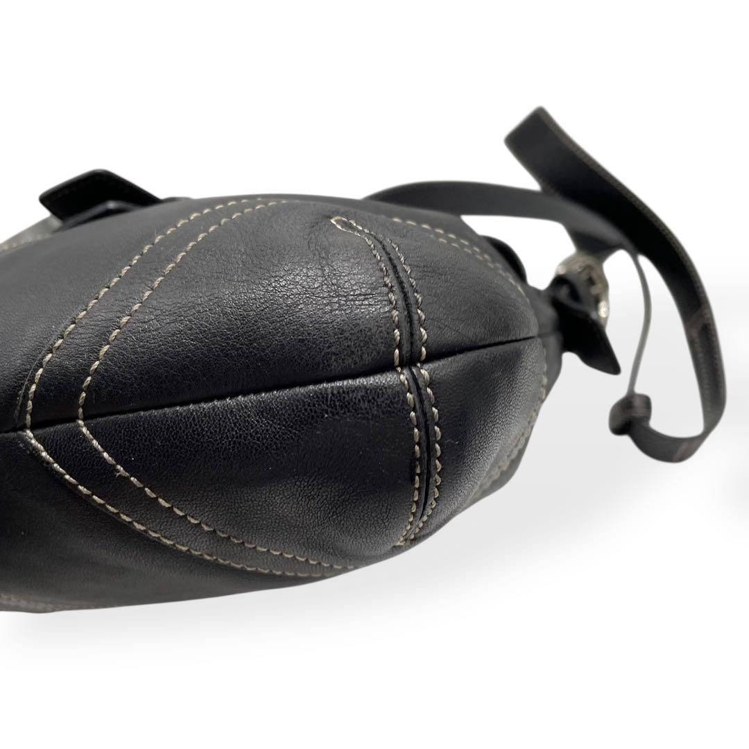 美品 COACH コーチ ソーホー ブラック ショルダーバッグ レザー 斜め