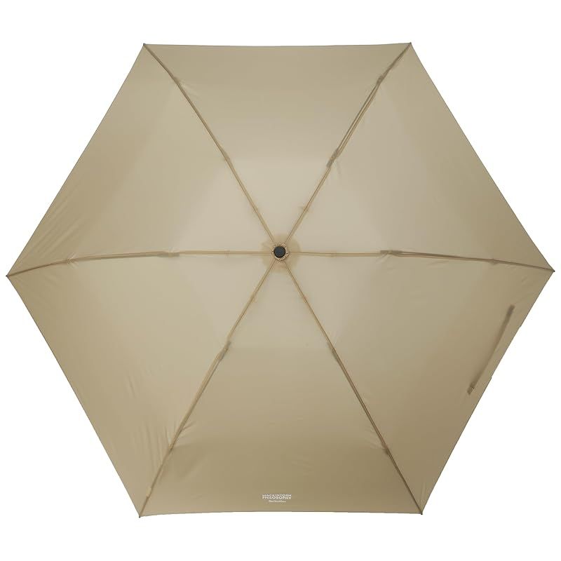 ムーンバット マッキントッシュフィロソフィー 雨傘 折りたたみ傘 超軽量 バーブレラ無地55 21-431-11073-02ベージュ 0