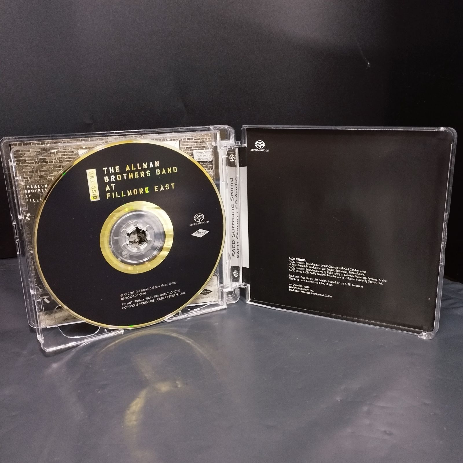 D10064】SACD THE ALLMAN BROTHERS BAND / AT FILLMORE EAST 2枚組