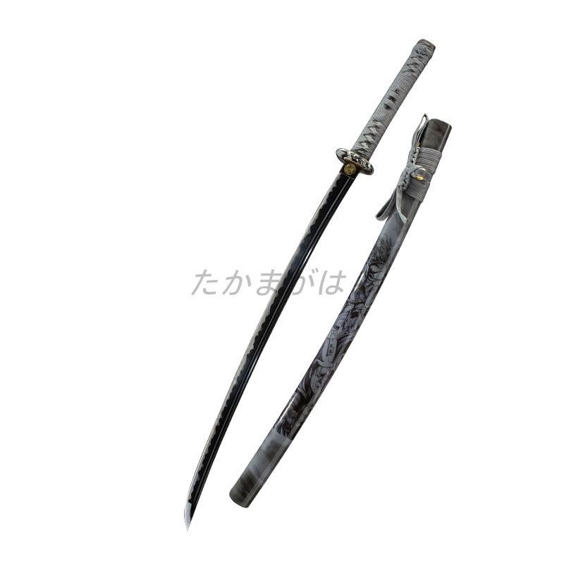 送料無料】手工 1045炭素鋼 日本刀 居合刀 打刀 非実用品 工芸品 武器