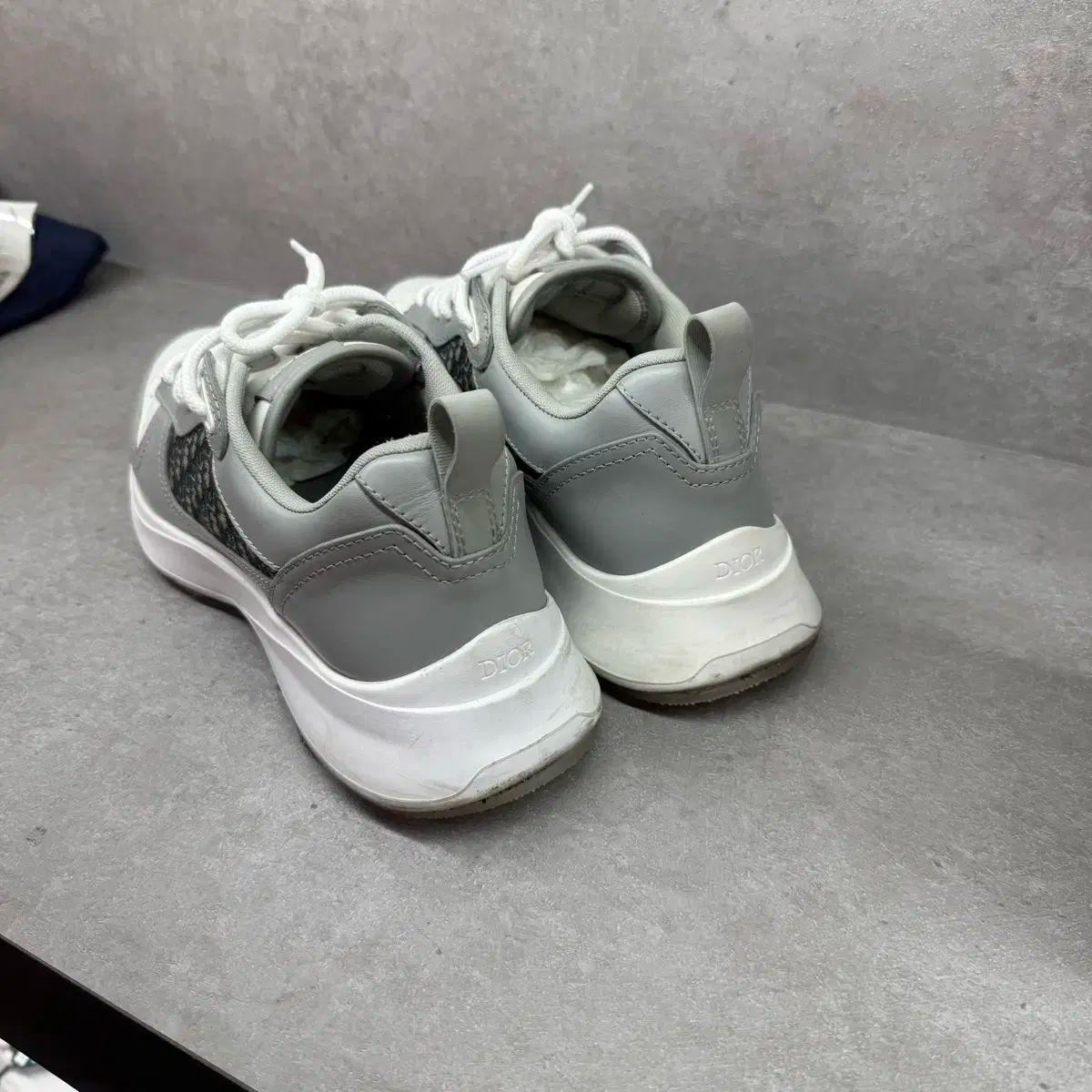42 5サイズ ディオール オブリーク B25 ランナースニーカー - メルカリ