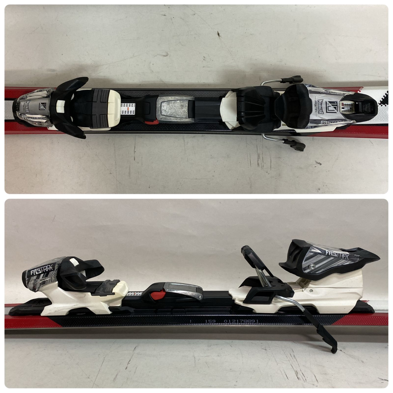 浜館58-199】 VOLKL フォルクル RTM 73 スキー 159cm ビンディング付き