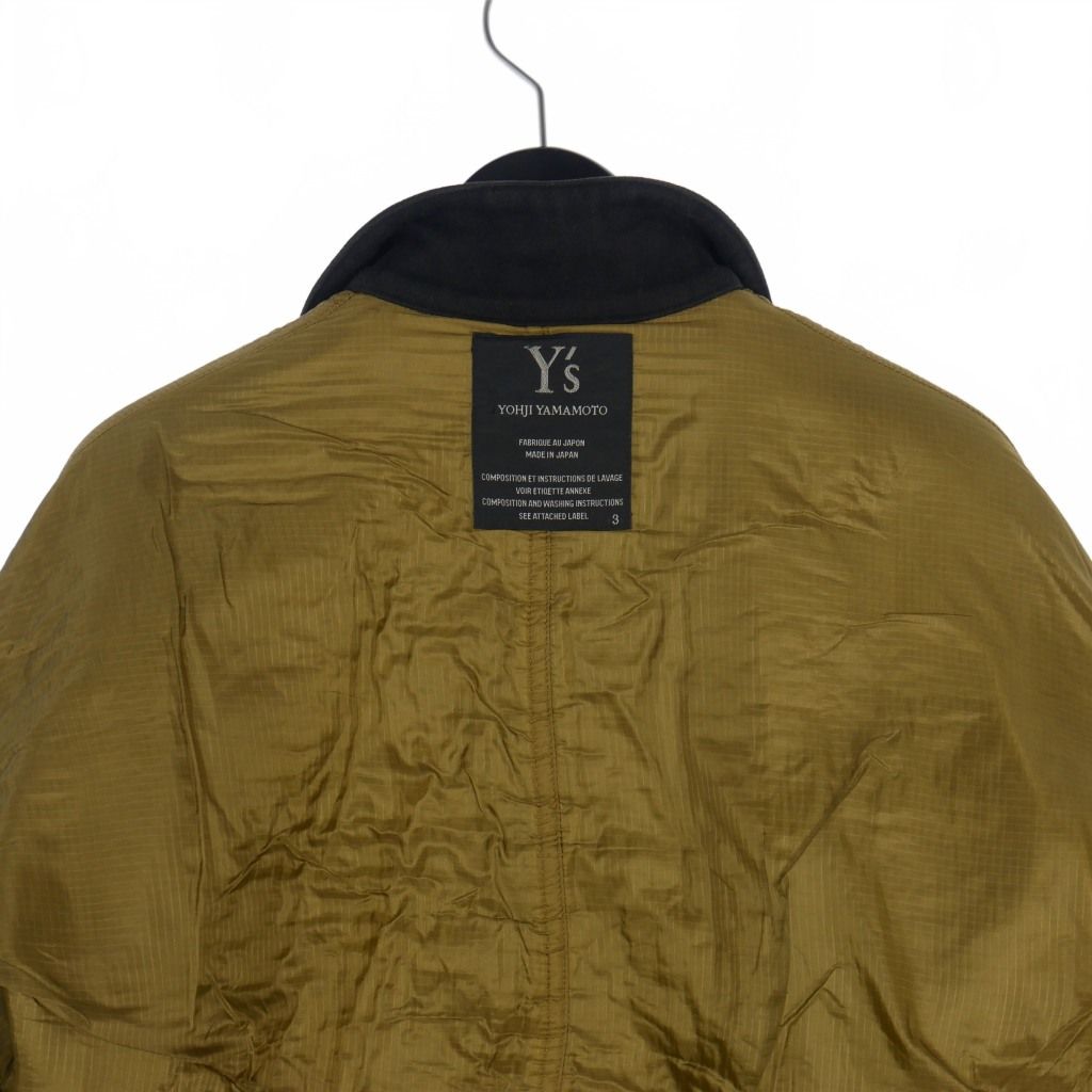 Y's ワイズ ジャケット カーキ系 3サイズ Yohji Yamamoto Y's ワイズ ジャケット カーキ系 3サイズ Yohji Yamamoto