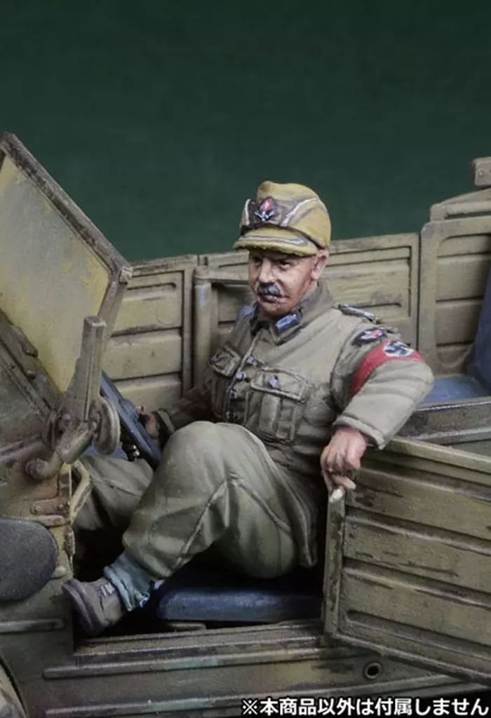 中古】プラモデル 1/35 WWII ドイツ キューベルワーゲンに乗るRAD(国家