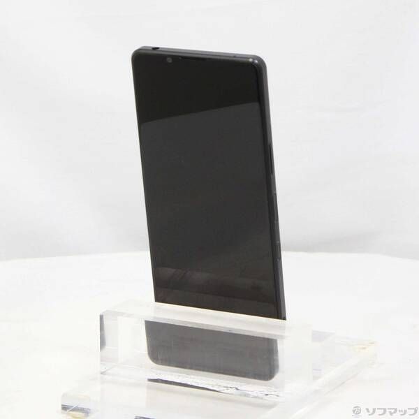 中古品〕 Xperia 1 III 256GB フロストブラック SO-51B docomoロック