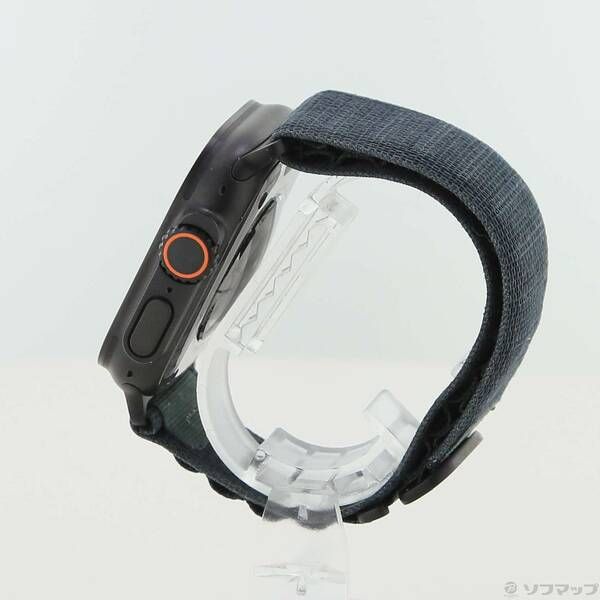 〔 〕 Apple Watch Ultra 2 GPS Cellular 49 mm ブラックチタニウムケース ダークグリーンアルパインループ 196