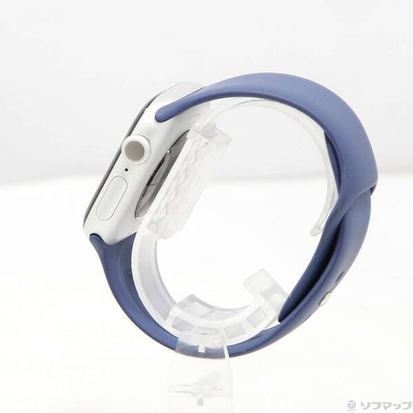 〔 品〕 Apple Watch Series 10 GPS 42 mm シルバーアルミニウムケース デニムスポーツバンド 196