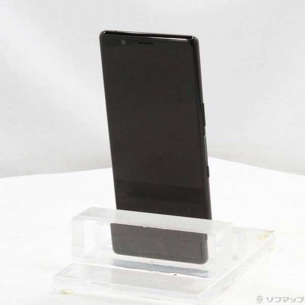 中古品〕 Xperia 5 64GB ブラック SO-01M docomoロック解除SIMフリー