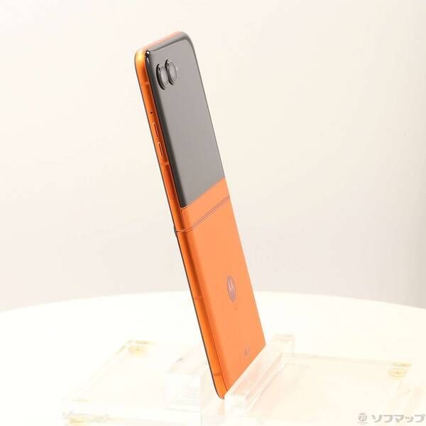 中古品〕 motorola razr 50 512GB スプリッツオレンジ PB230002JP SIM