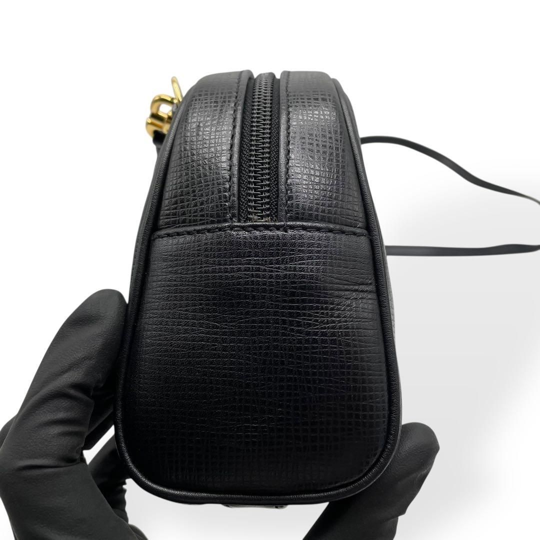 極美品 レア HUNTING WORLD ショルダーバッグ レザー ブラック - メルカリ