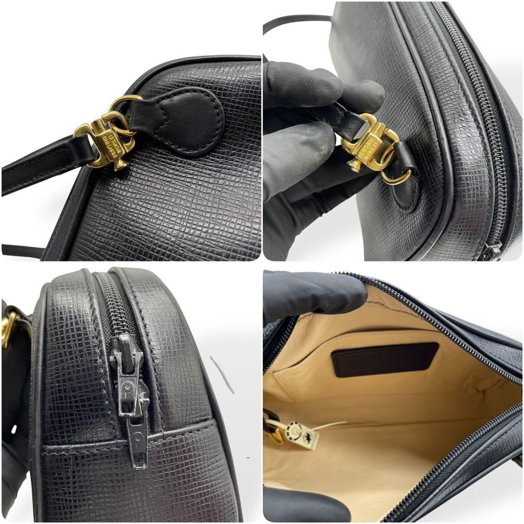 美品⭐︎HUNTING WORLD ブラックレザーショルダーバッグ 極美品 レア HUNTING WORLD ショルダーバッグ レザー ブラック - メルカリ