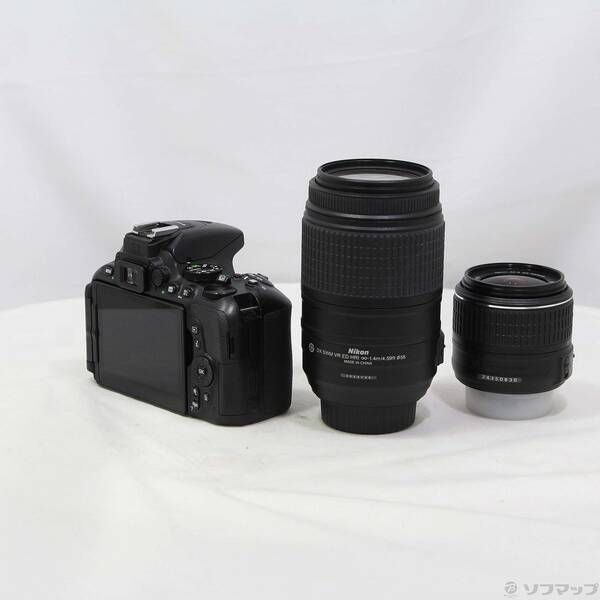 中古品〕 NIKON D5500 ダブルズームキット ブラック【196】 - メルカリ