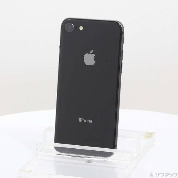 iPhone8 64GB スペースグレイ MQ782J/A SIMフリー 中古品〕 iPhone8 64GB スペースグレイ MQ782J／A SIMフリー【305