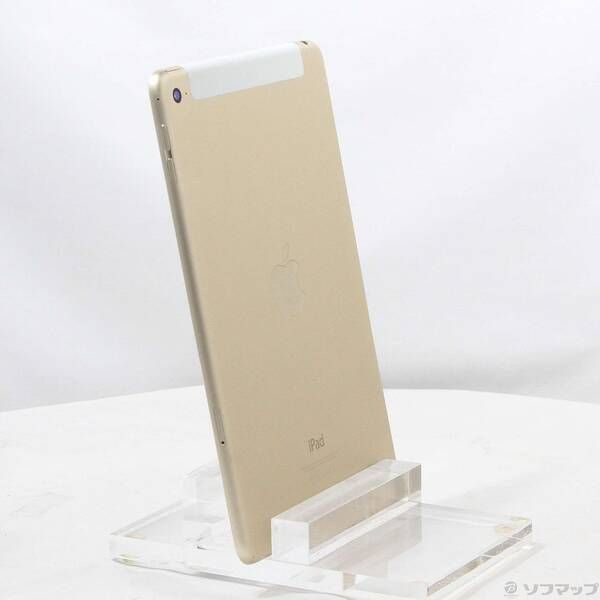 中古品〕 iPad mini 4 128GB ゴールド MK782J／A SIMフリー【344