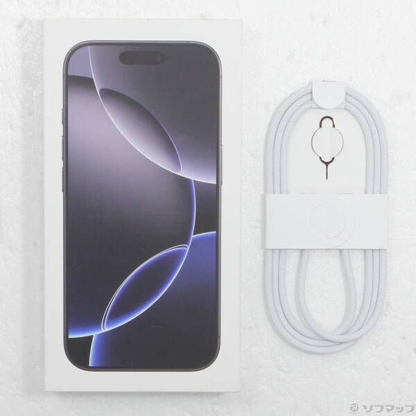中古品〕 iPhone16 Pro 128GB ブラックチタニウム MYMV3J／A SIMフリー